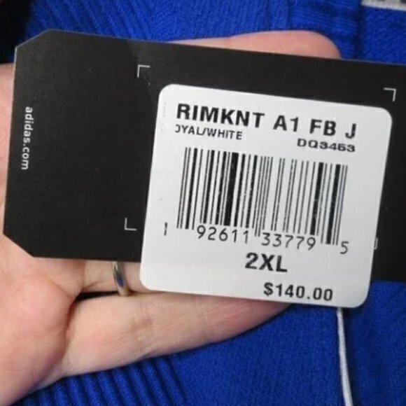 Adidas PrimKnit A1 Football Jersey blue new with tags sz 2XL - Picture 6 of 6